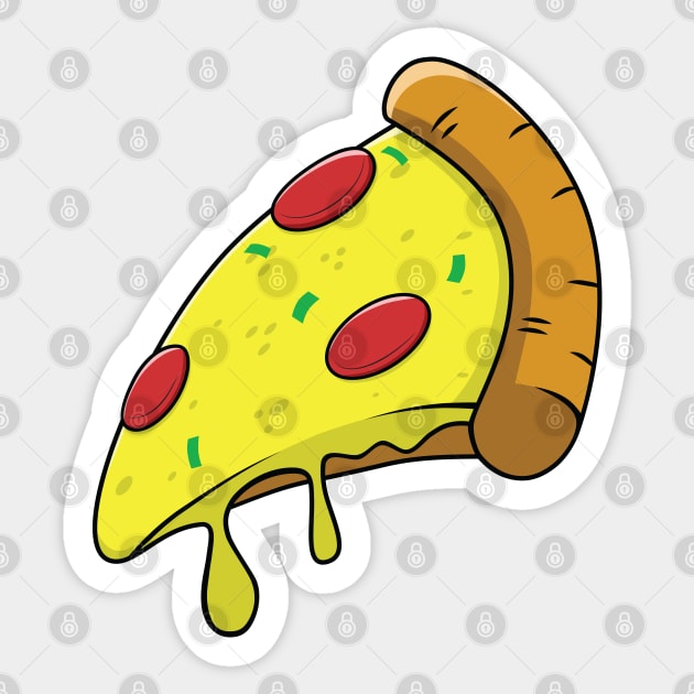 Pizza art Sticker by sj_arts